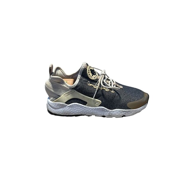 Nike Air Huarache Run Ultra SE Women's Size 9 Orewood Gray Gold Shoe Sneaker - Picture 2 of 8